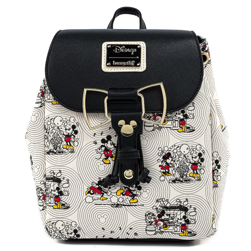 Minnie/Mickey Bow Hardware AOP Backpack